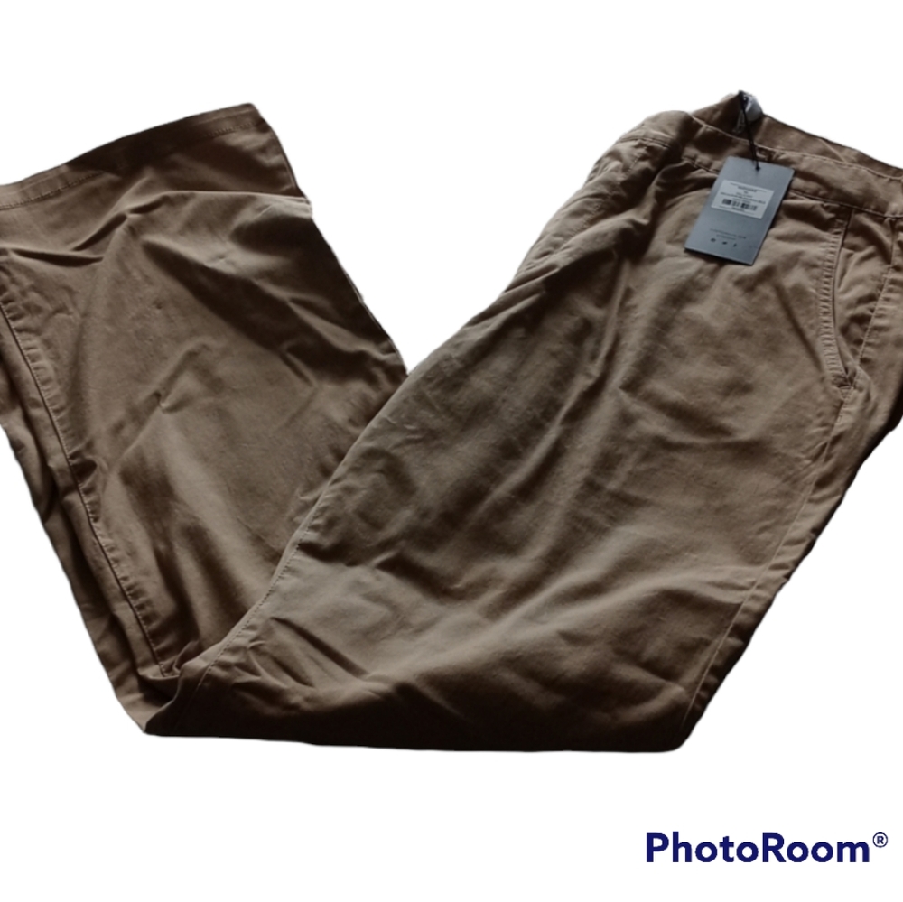 Five Four Beige Relaxed Fit Khaki Pants